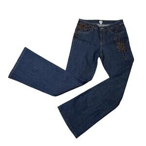 Cache Women's Blue and Navy Jeans